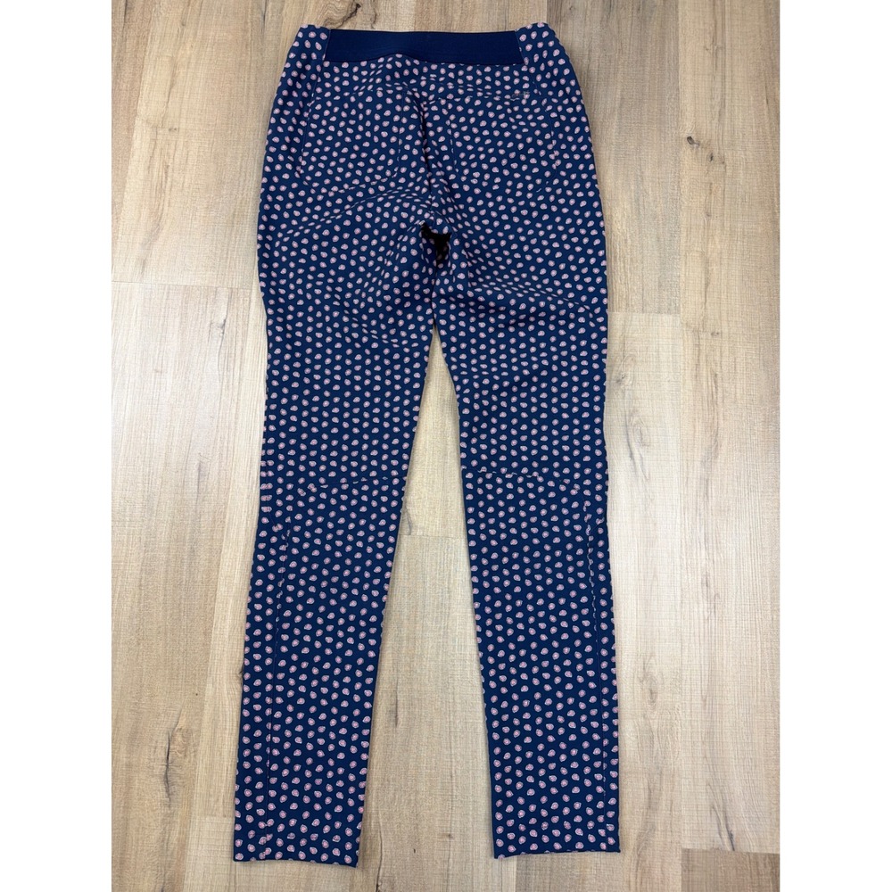 RLX Ralph Lauren Women Eagle Stretch Slim Floral Print Navy Golf Pants Size 2 - Picture 7 of 8